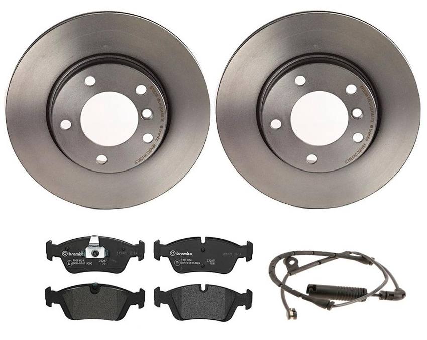 Brembo Brake Pads and Rotors Kit Front (286mm) (LowMet) Brembo